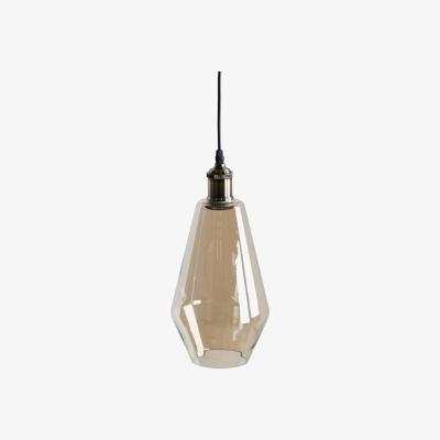 La Redoute Smoked Glass Teardrop Pendant Light