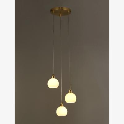 La Redoute Gold And White Cluster Ceiling Light