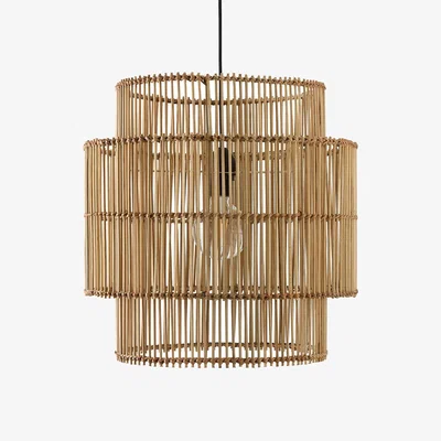 La Redoute Haya 46cm Diameter Bamboo Ceiling Light Shade