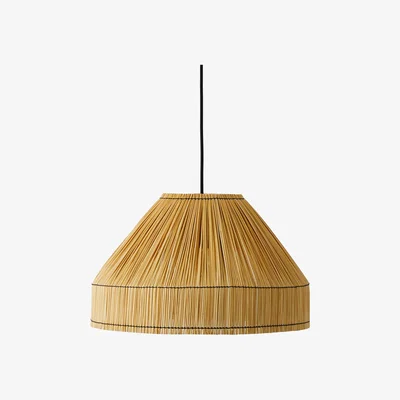 La Redoute Kadina Natural Rush Lampshade, H34cm