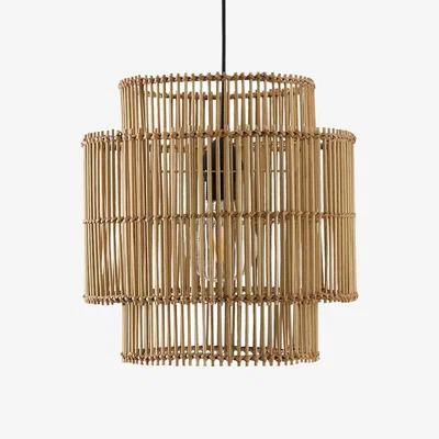 La Redoute Haya 37cm Diameter Bamboo Ceiling Light Shade