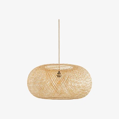 La Redoute Ezia Bamboo 65cm Diameter Ceiling Light
