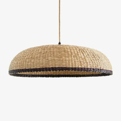 La Redoute Jutlo Woven Grass 60cm Diameter Ceiling Light