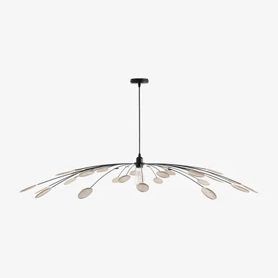 La Redoute Léonie Metal & Cane Ceiling Light