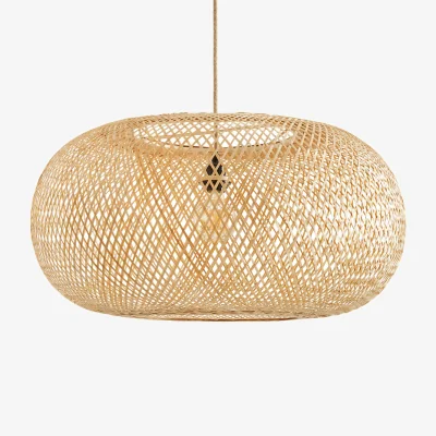 La Redoute Ezia Bamboo 65cm Diameter Ceiling Light