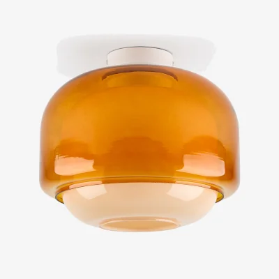 La Redoute Kinoko Coloured Glass 30.5cm Diameter Ceiling Light