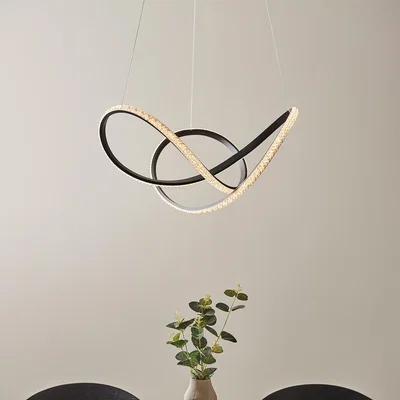 La Redoute Fiona 1 Pendant Light in Textured Black