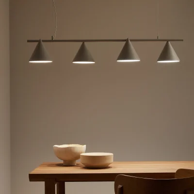 La Redoute Moke Adjustable 4-Cone Ceiling Light