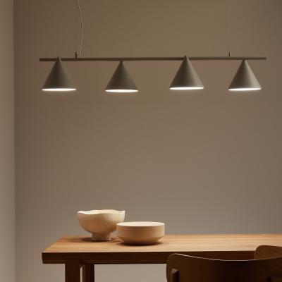 La Redoute Moke Adjustable 4-Cone Metal Ceiling Light