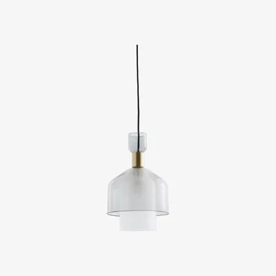 La Redoute Amoris 17.4cm Diameter Glass & Brass Ceiling Light