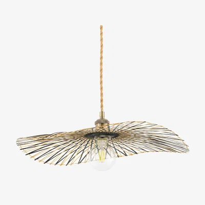 La Redoute Ezia 50cm Diameter Lightweight Bamboo Ceiling Light