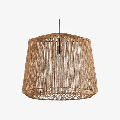 La Redoute Yaku Hemp Pendent Light, H50 cm