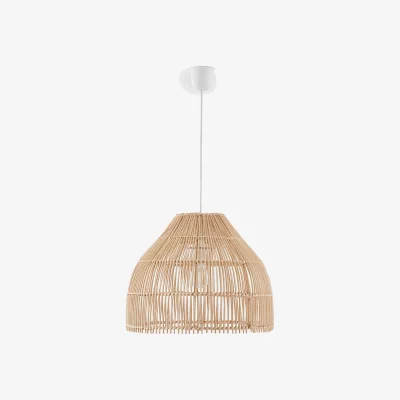 La Redoute Dankia Rattan Ceiling Light Diameter 42cm