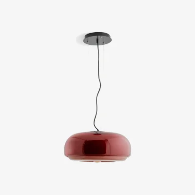 La Redoute Kinoko 45cm Diameter Coloured Glass Ceiling Light