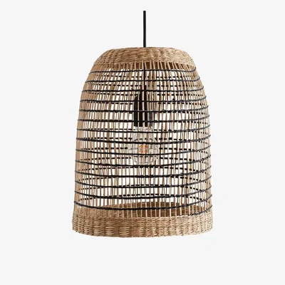 La Redoute Makita 28cm Diameter Woven Grass Ceiling Light