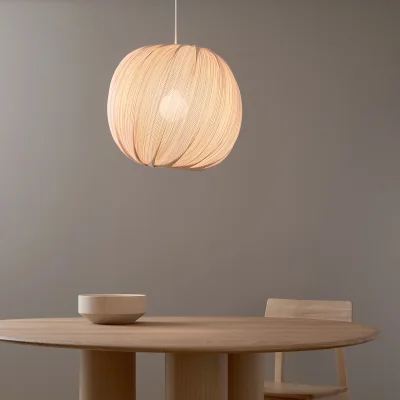 La Redoute Bansa Ceiling Light in Woven Bamboo