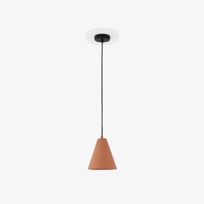 La Redoute Arida 18cm Diameter Terracotta Concrete Ceiling Light