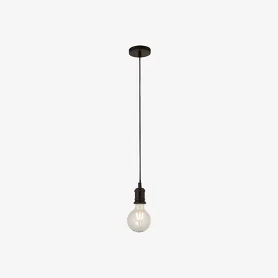 La Redoute Black Singular Suspension 1.5m Cable Pendant Ceiling Light
