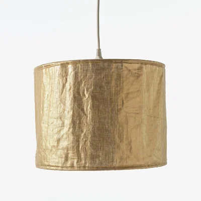 La Redoute Goldyni Crinkled Linen Lampshade