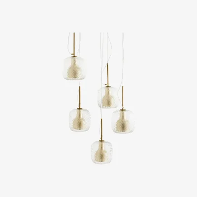 La Redoute Mistinguett 5 Globe Cluster Ceiling Light
