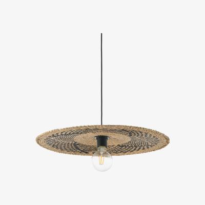 La Redoute Rozeta 50cm Diameter Woven Straw Ceiling Light