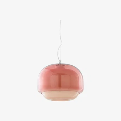 La Redoute Kinoko 30.5cm Diameter Coloured Glass Ceiling Light