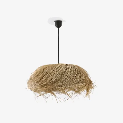 La Redoute Samaï 50cm Diameter Panama Fibre Ceiling Light