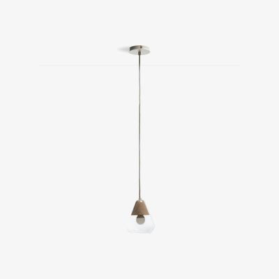 La Redoute Nasoa Ceiling Pendant in Glass/Wood