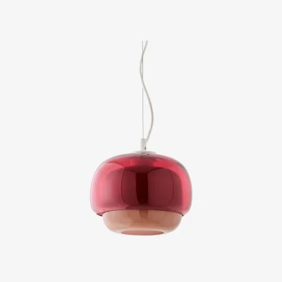 La Redoute Kinoko 21.5cm Diameter Coloured Glass Ceiling Light