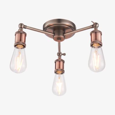La Redoute Industrial 3 Bulb Ceiling Light