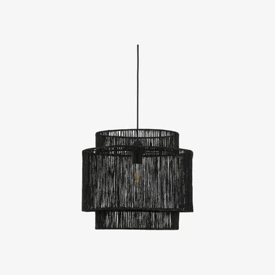 La Redoute Yaku Double Layer Hemp Ceiling Light
