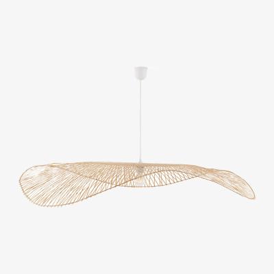 La Redoute Ezia 130cm Diameter Openwork Bamboo Ceiling Light Shade