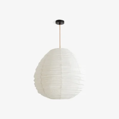 La Redoute Robia 55cm Diameter Jute Canvas Globe Ceiling Light