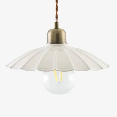 La Redoute Festonia Scalloped Metal Ceiling Light