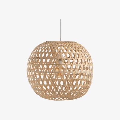 La Redoute Cordo 51cm Bamboo Globe Ceiling Light