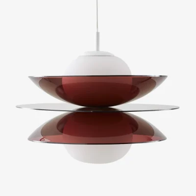La Redoute Okara Ceiling Light in Plexiglass and Opaline Glass
