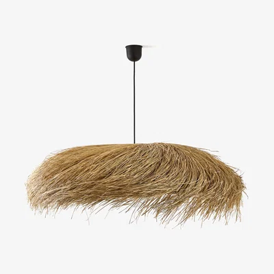 La Redoute Samaï Natural Fibre Hanging Shade, Diameter 80cm