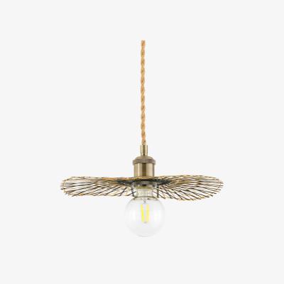 La Redoute Ezia 30cm Diameter Lightweight Bamboo Ceiling Light