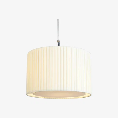 La Redoute Cream Pleated Easy Fit Ceiling Shade
