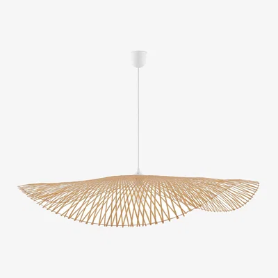 La Redoute Ezia Lightweight 100cm Diameter Bamboo Ceiling Light Shade