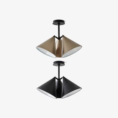 La Redoute Moke Metal 3-Cone Ceiling Light