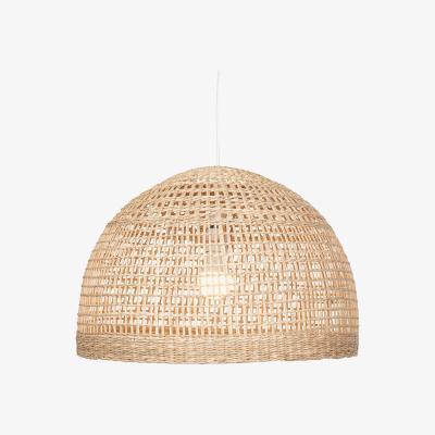 La Redoute Natural Woven Wide Dome Pendant