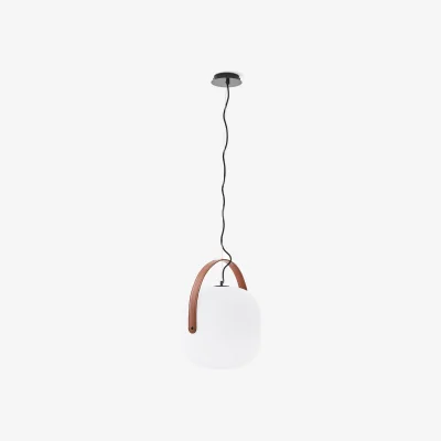 La Redoute Kasito 30cm Diameter Opaline Glass Ceiling Light