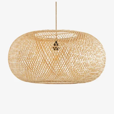 La Redoute Ezia Bamboo 65cm Diameter Ceiling Light