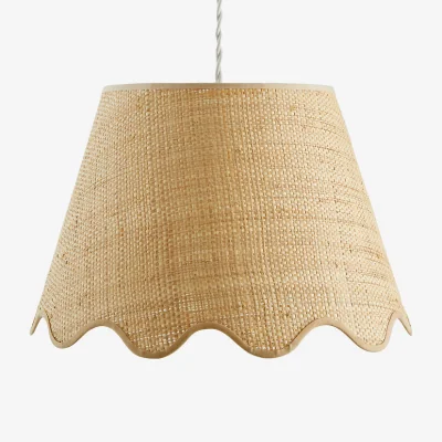 La Redoute Dolkie Raffia Pendant Light, Ø35cm