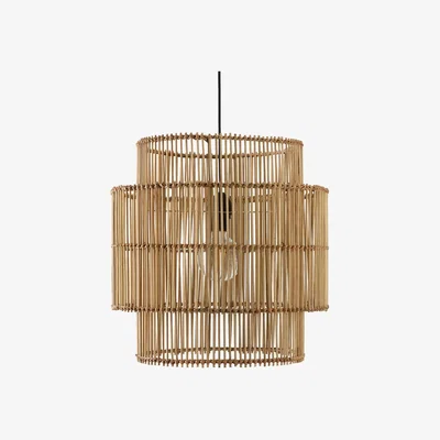 La Redoute Haya Bamboo Ceiling Light, Diameter 46cm