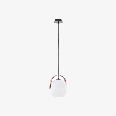 La Redoute Kasito 23cm Diameter Opaline Glass Ceiling Light