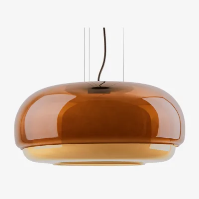 La Redoute Kinoko 45cm Diameter Coloured Glass Ceiling Light