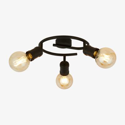 La Redoute Adjustable Sand Black Swirl 3 Light Ceiling SpotLight