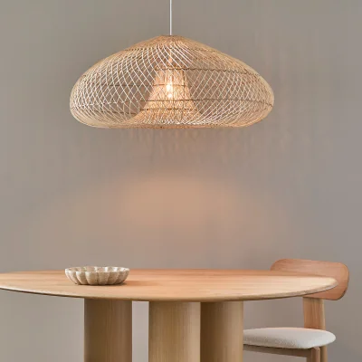 La Redoute Titou Woven Rattan Ceiling Light